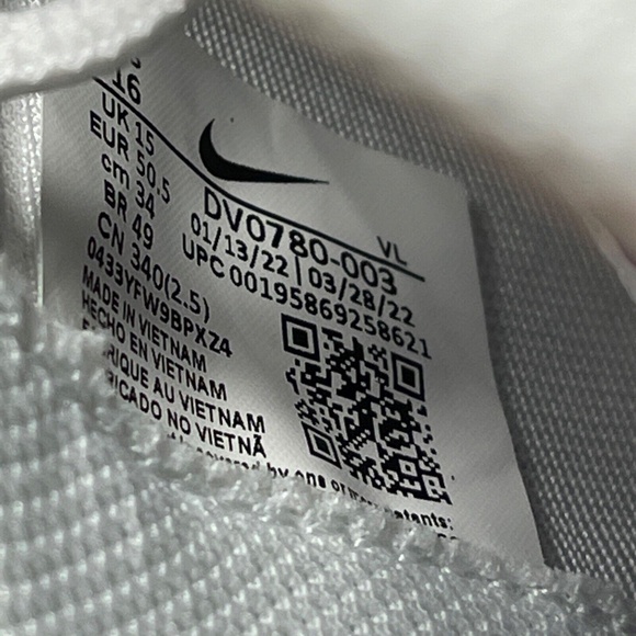 Nike Vapor Edge Speed 360 Football Cleats Black Court Purple Size 16 DV0780-003 - Picture 9 of 9